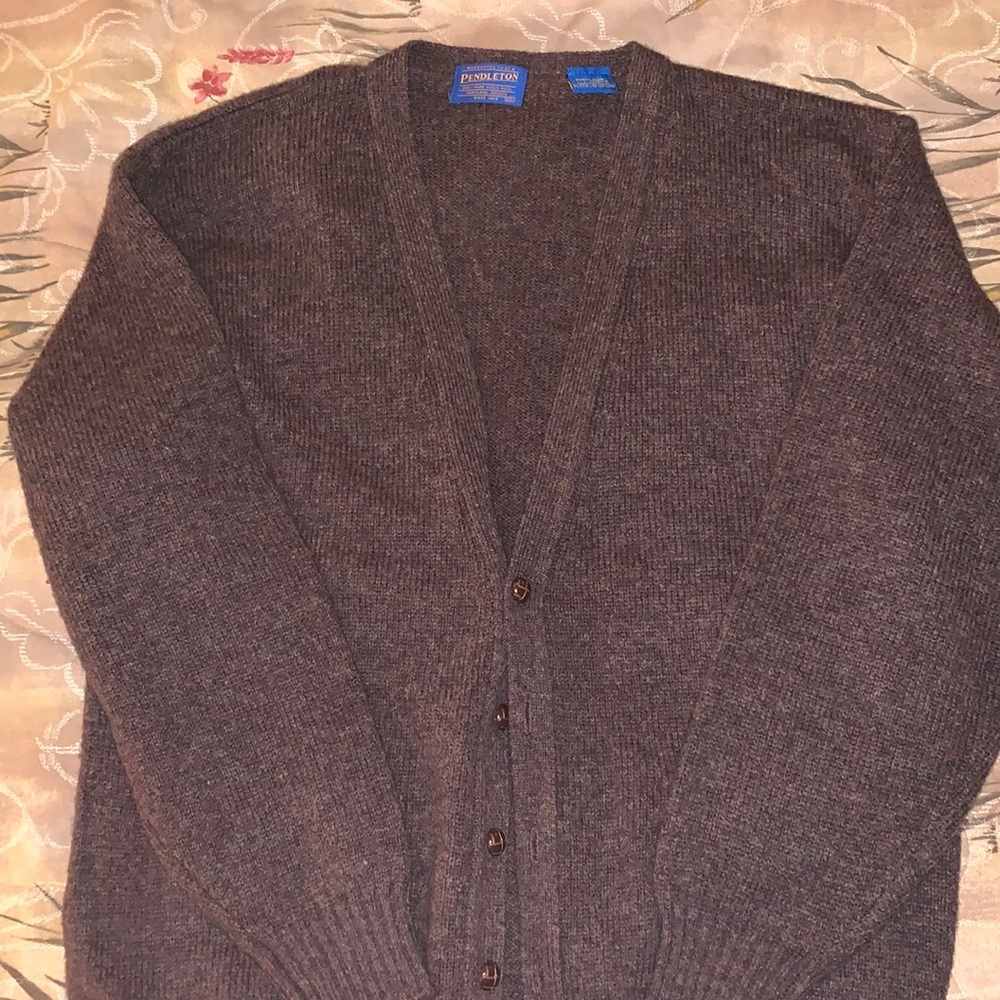 Pendleton sweater wool cardigan